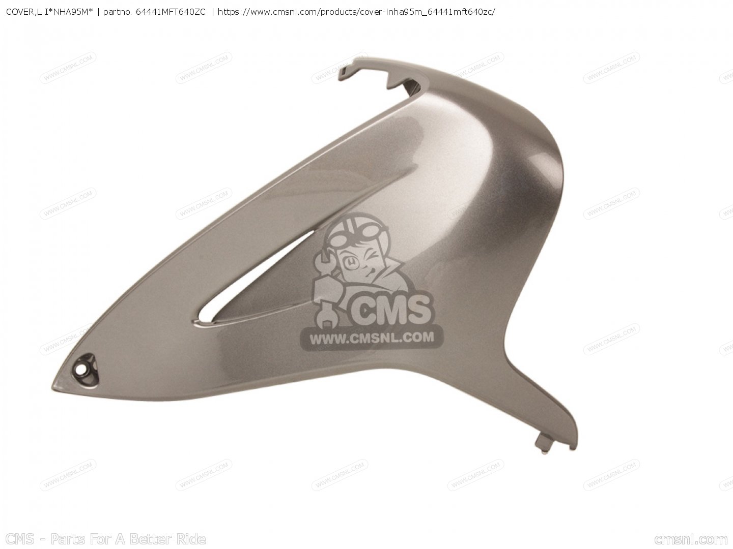 64441MFT640ZC: COVER,L I*NHA95M* Honda - buy the 64441-MFT-640ZC at CMSNL