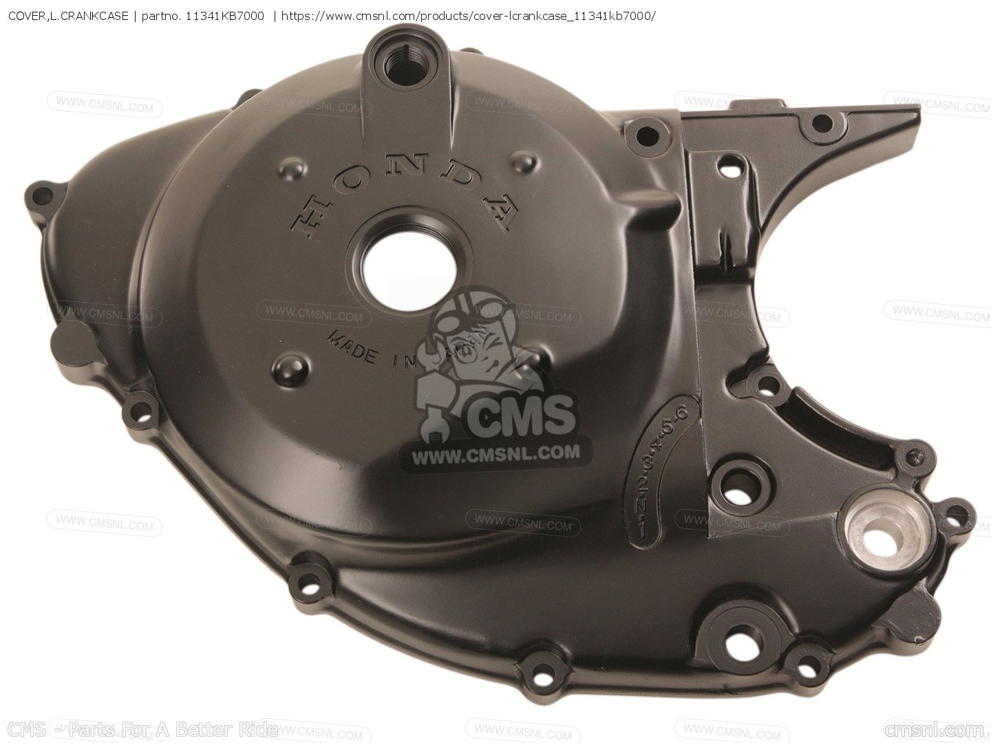 COVER,L.CRANKCASE for XL250R 1982 (C) USA order at CMSNL