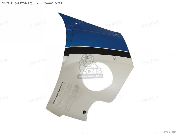 Suzuki COVER, LH (WHITE/BLUE) 94440313407JH