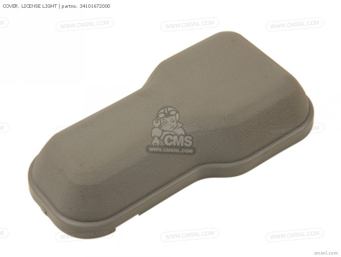 Honda COVER, LICENSE LIGHT 34101672000