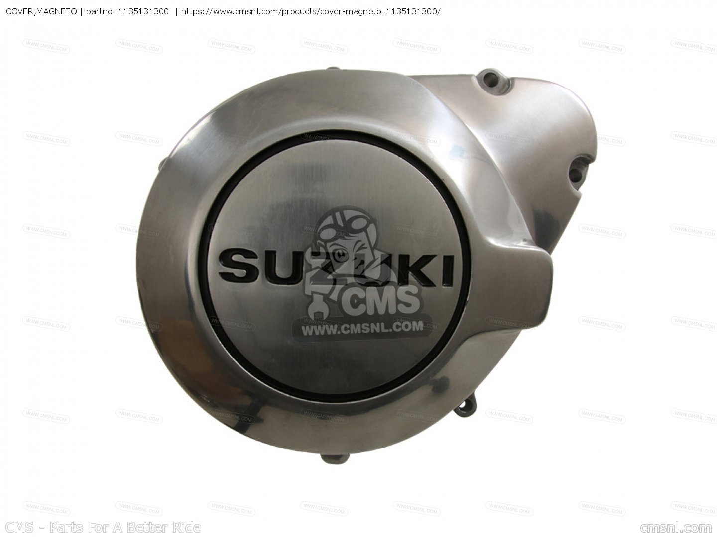 1135131300: Cover,magneto Suzuki - buy the 11351-31300 at CMSNL