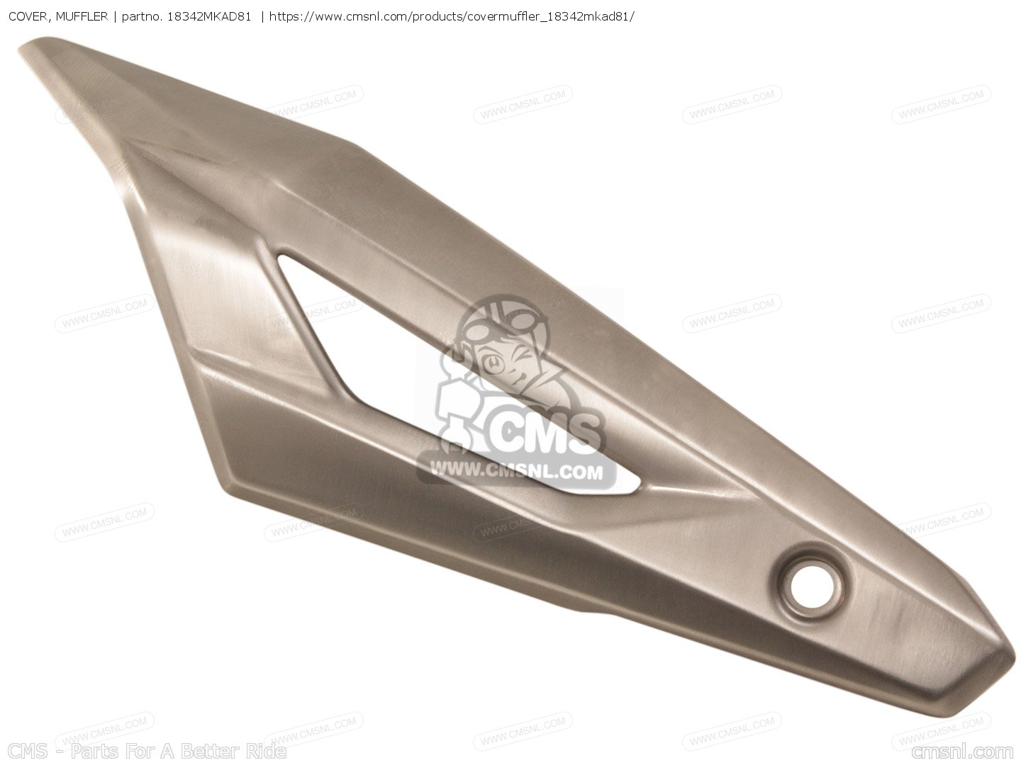 18342MKAD81 Cover,muffler Honda buy the 18342MKAD81 at CMSNL
