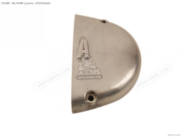 Yamaha COVER, OIL PUMP 2331541600