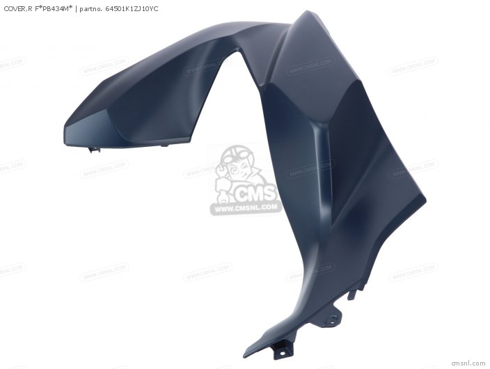 64501K1ZJ10ZG: COVER,R F*NHA76M* Honda - buy the 64501-K1Z-J10ZG