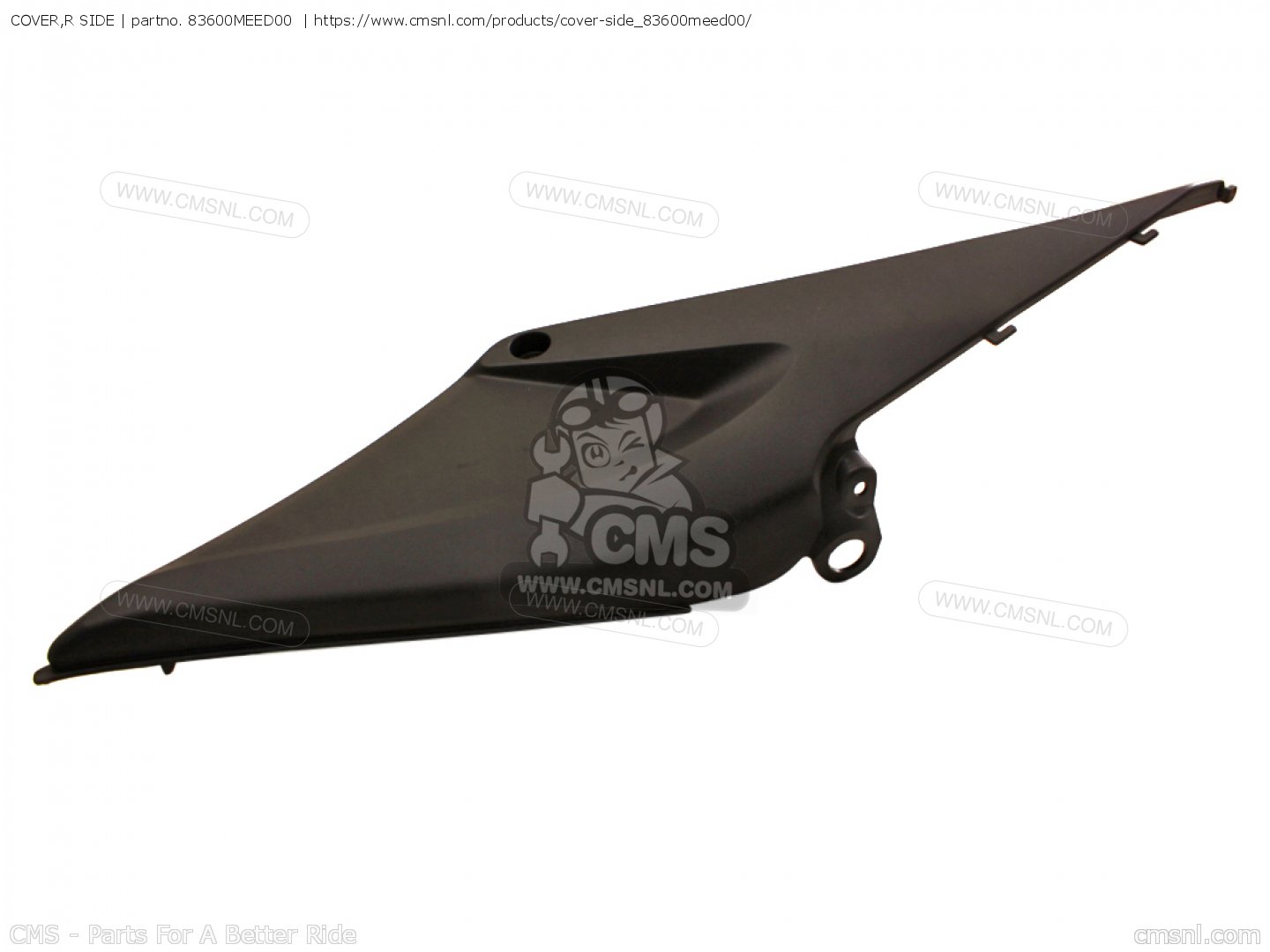 83600MEED00: COVER,R SIDE Honda - buy the 83600-MEE-D00 at CMSNL