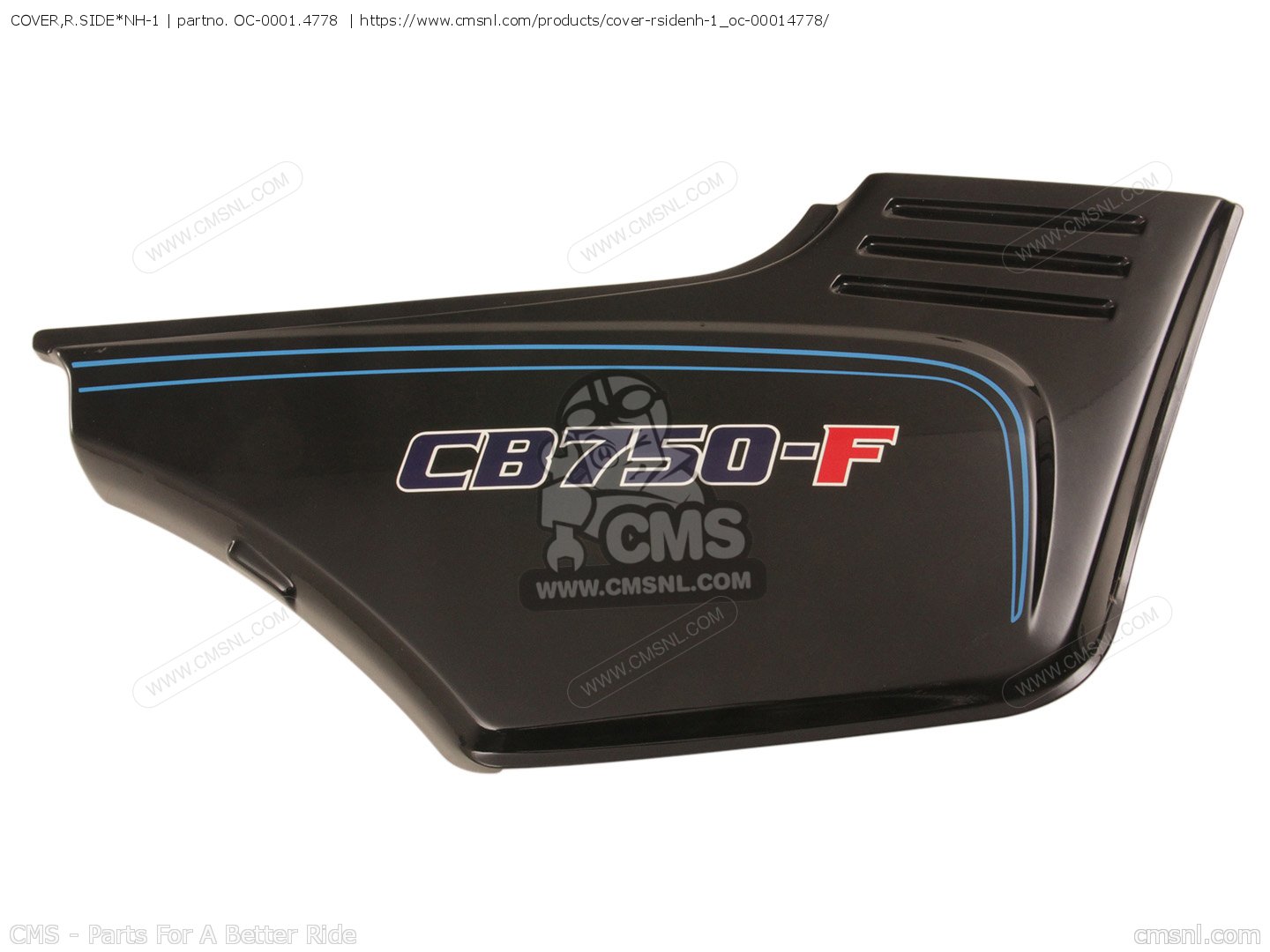 OC-0001-4778: COVER,R.SIDE*NH-1 Honda - buy the 83630-445-610ZB at CMSNL