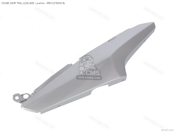 Cover, Seat Tail, L(silver) photo