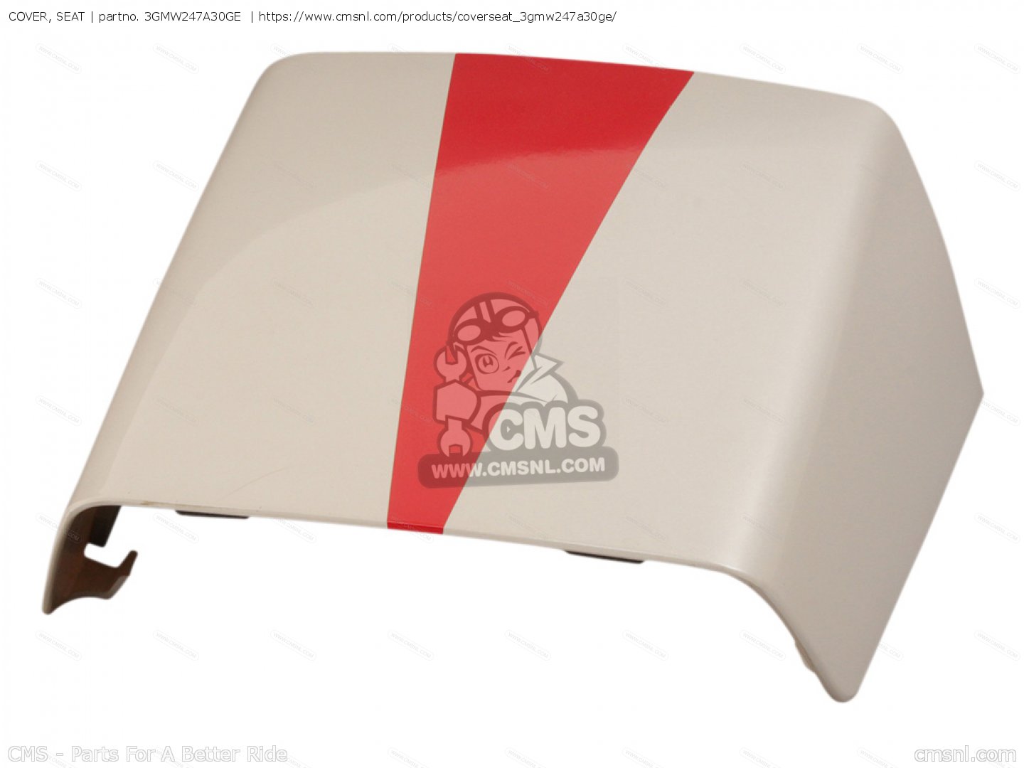3GMW247A30GE: Cover, Seat Yamaha - buy the 3GM-W247A-30-GE at CMSNL