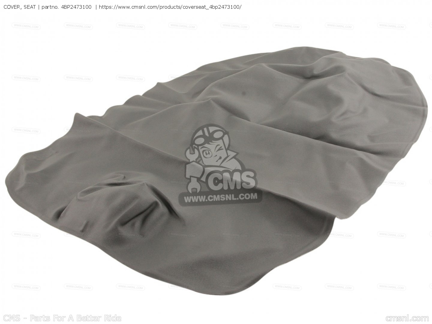 4BP2473100: Cover, Seat Yamaha - buy the 4BP-24731-00-00 at CMSNL