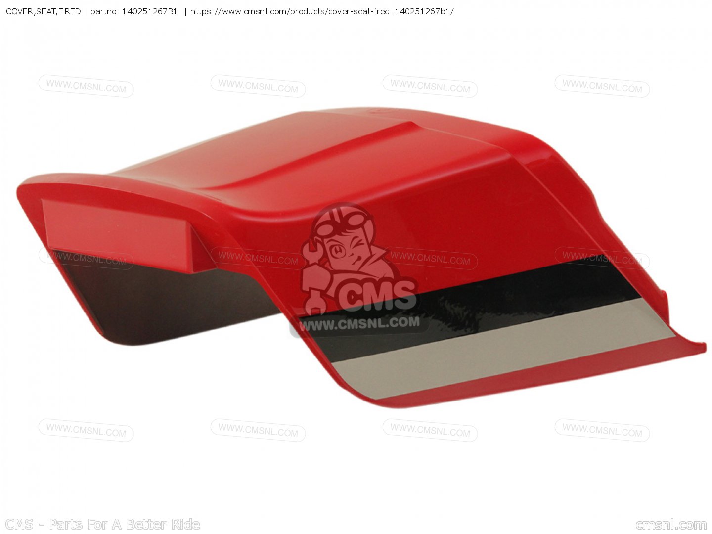 COVER,SEAT,F.RED for Kawasaki - order at CMSNL