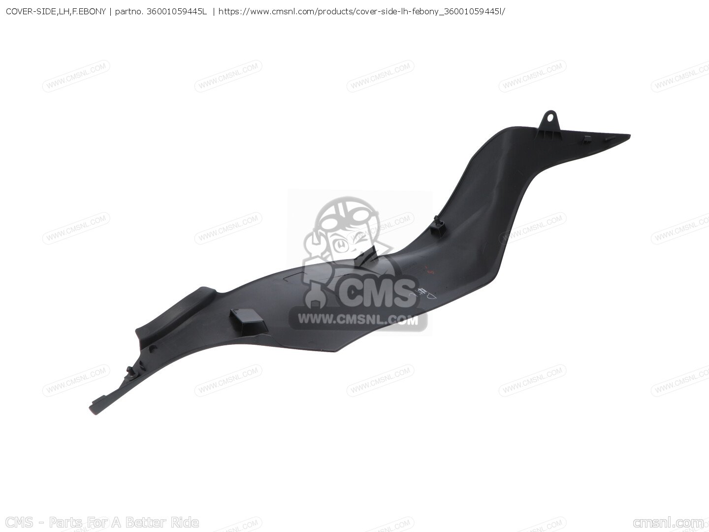 36001059445L: COVER-SIDE,LH,F.EBONY Kawasaki - buy the 36001