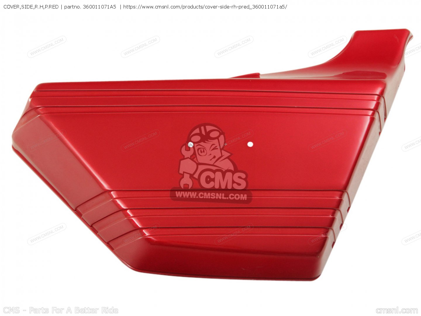 COVER,SIDE,R.H,P.RED for Kawasaki - order at CMSNL