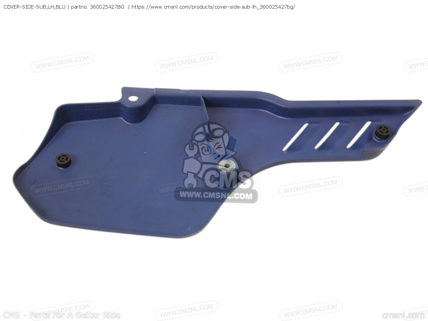 360025427BG: COVER-SIDE-SUB,LH,BLU Kawasaki - buy the 36002