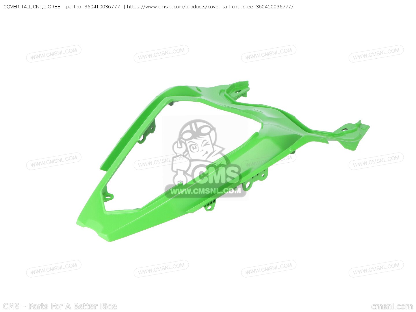 COVER-TAIL,CNT,L.GREE for Kawasaki - order at CMSNL