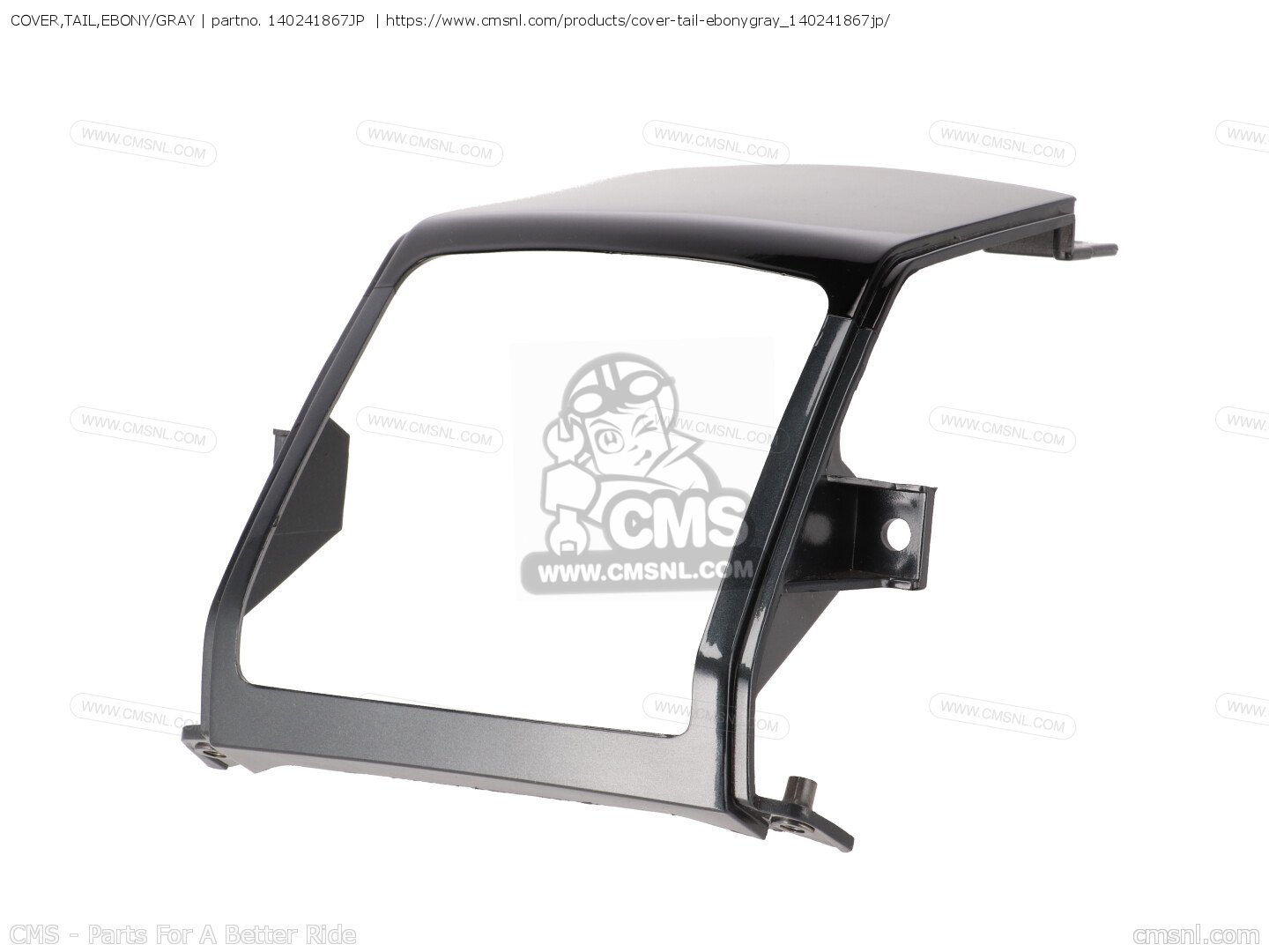 140241867JP: COVER,TAIL,EBONY/GRAY Kawasaki - buy the 140241867JP