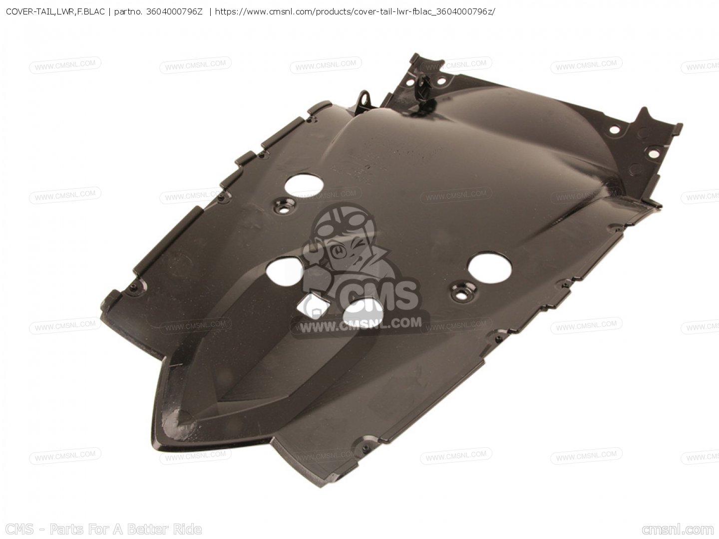 3604000796Z: COVER-TAIL,LWR,F.BLAC Kawasaki - buy the 36040