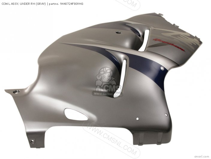 Suzuki COWL ASSY, UNDER RH (GRAY) 9440724F80YHG Suzuki COWL ASSY, UNDER RH (GRAY) 9440724F80YHG