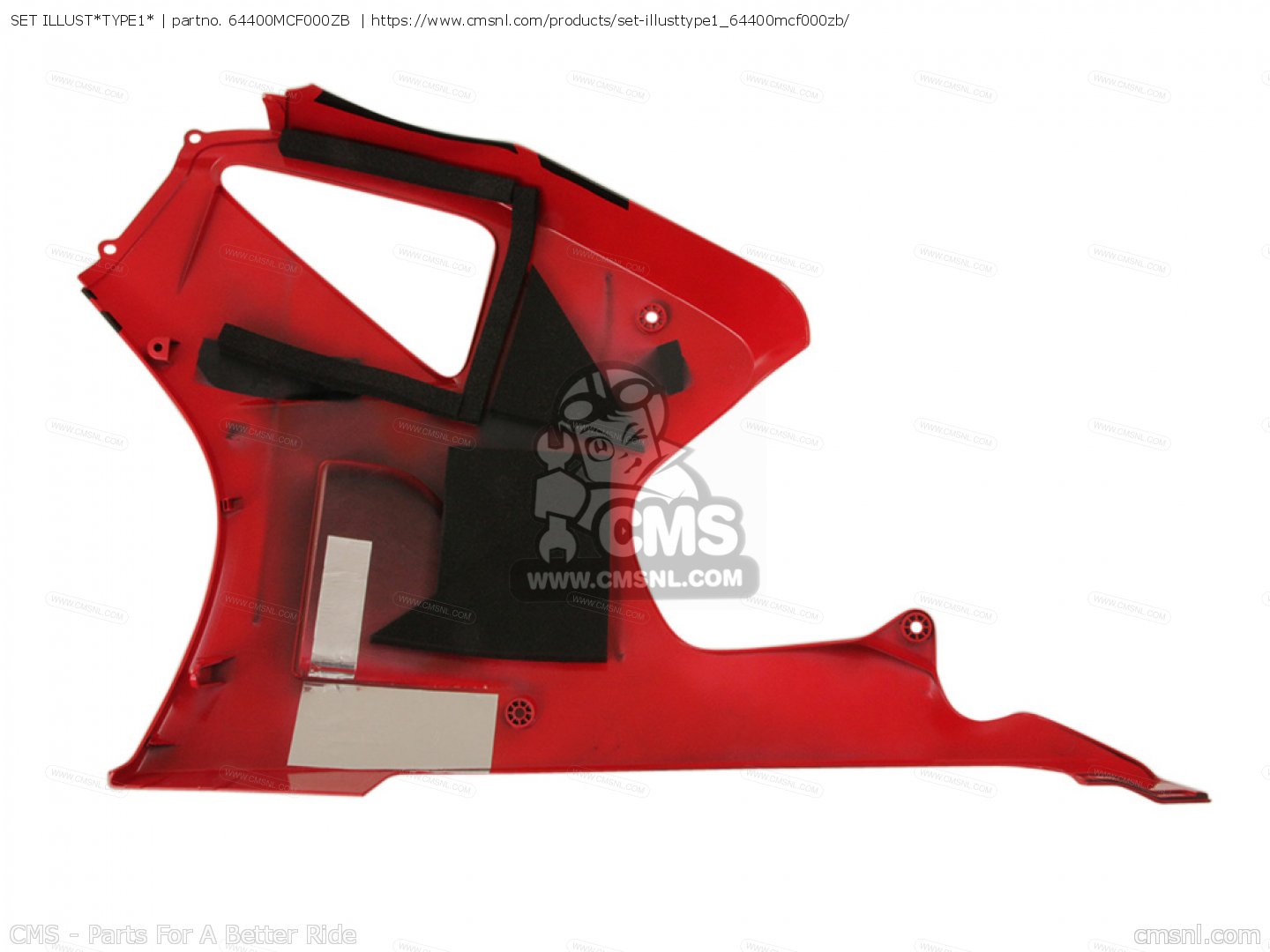 Mcf Zb Cowl Set R Lower Honda Buy The Mcf Zb At