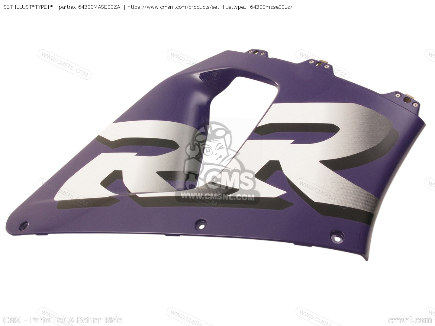 Cowl Set R Middle For Cbr Rr Fireblade W France Kph Order At Cmsnl