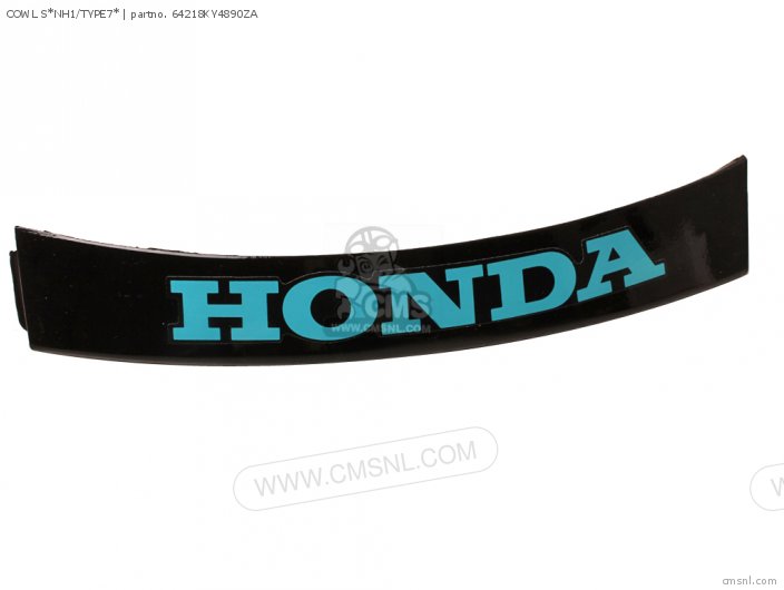 Honda COWL S*NH1/TYPE7* 64218KY4890ZA