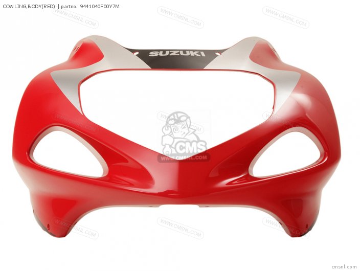 Suzuki COWLING,BODY(RED) 9441040F00Y7M