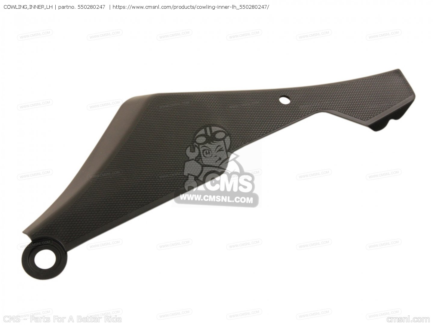 55028-0247 Cowling,Inner,Lh, 550280247 Kawasaki - EX650C9F, EX650CAF ...