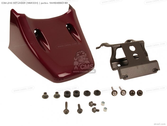 Cowling Set, Under (maroon) photo
