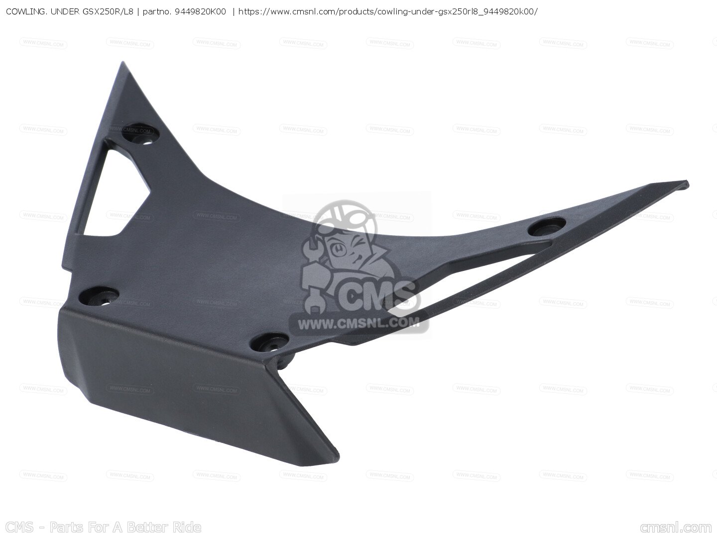 9449820K00: COWLING. UNDER GSX250R/L8 Suzuki - buy the 94498