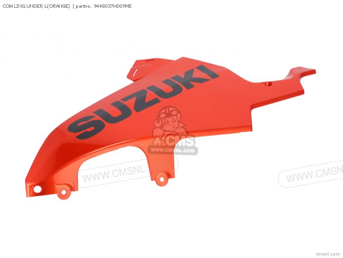 Suzuki COWLING,UNDER,L(ORANGE) 9448037H00YME