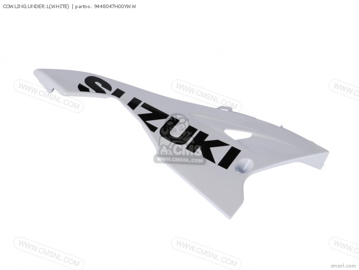 Suzuki COWLING,UNDER,L(WHITE) 9448047H00YWW