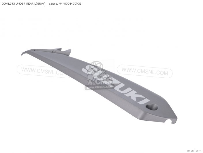 Suzuki COWLING,UNDER REAR,L(GRAY) 9448004K00PGZ