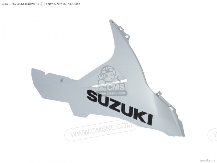 Suzuki COWLING,UNDER,R(WHITE) 9447014J00RB5