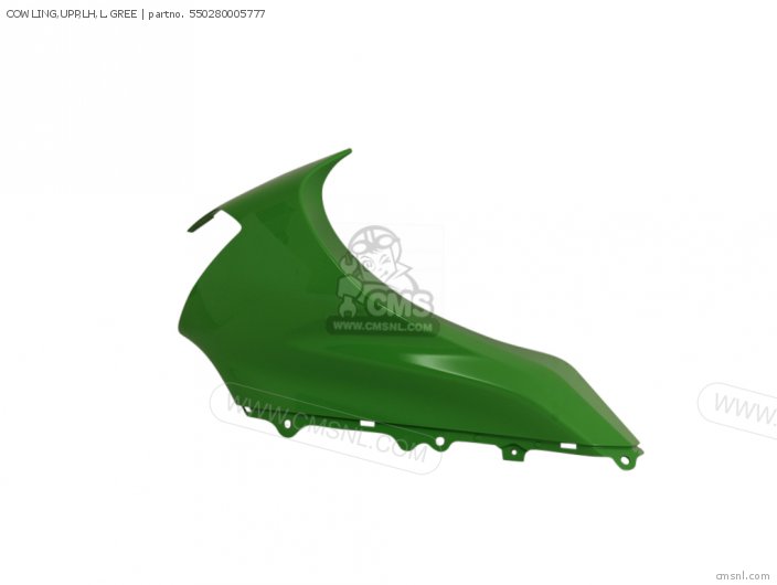 Kawasaki COWLING,UPP,LH,L.GREE 550280005777