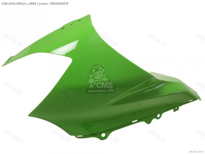 Kawasaki COWLING,UPP,LH,L.GREE 5502800057F