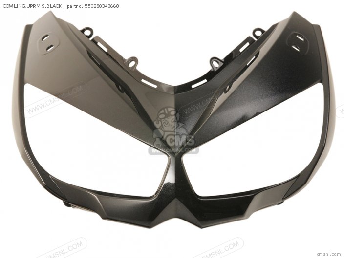 Kawasaki COWLING,UPP,M.S.BLACK 550280343660