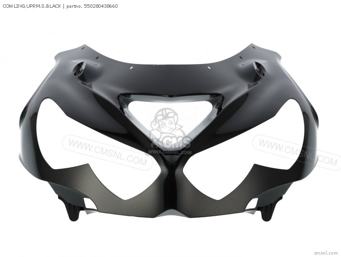 Kawasaki COWLING,UPP,M.S.BLACK 550280438660