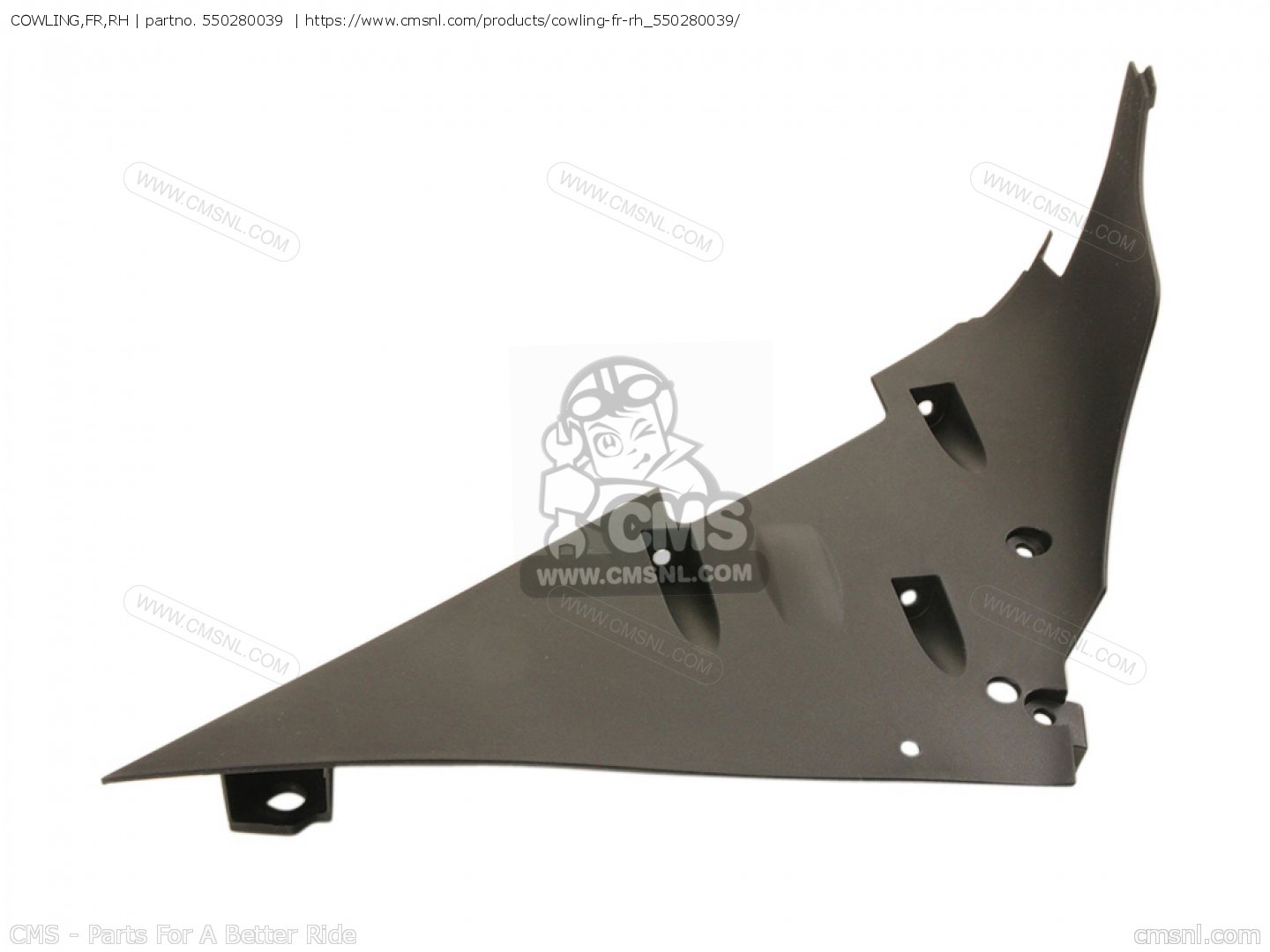 COWLING,FR,RH for Kawasaki - order at CMSNL