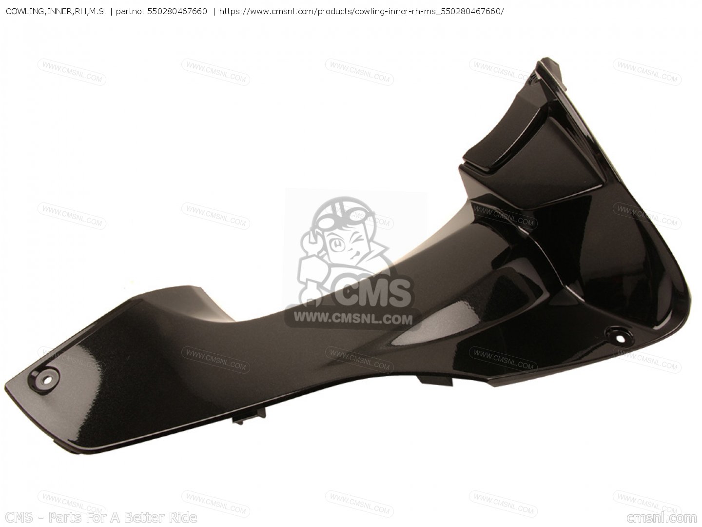 550280467660: COWLING,INNER,RH,M.S. Kawasaki - buy the 55028