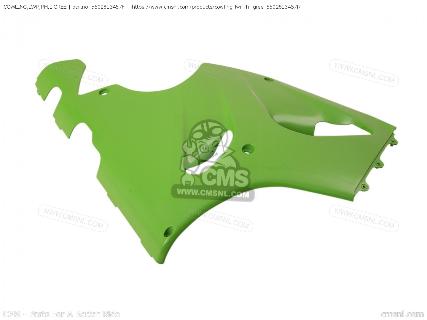 5502813457F: COWLING,LWR,RH,L.GREE Kawasaki - buy the 55028 5502813457F: COWLING,LWR,RH,L.GREE Kawasaki - buy the 55028