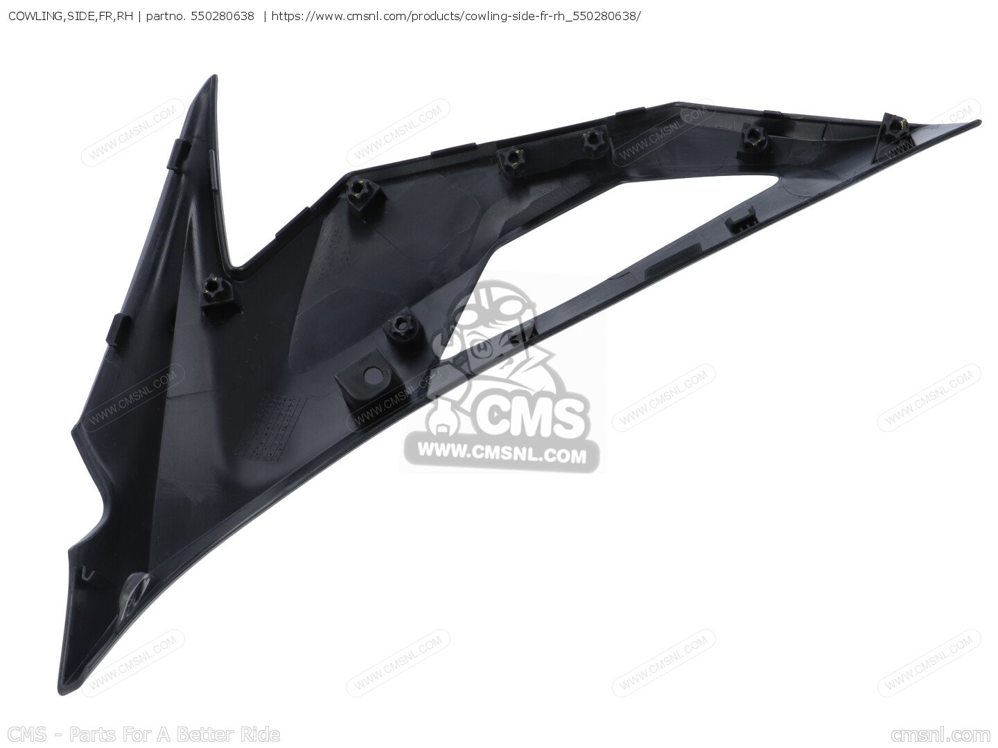 550280638: COWLING,SIDE,FR,RH Kawasaki - buy the 55028-0638