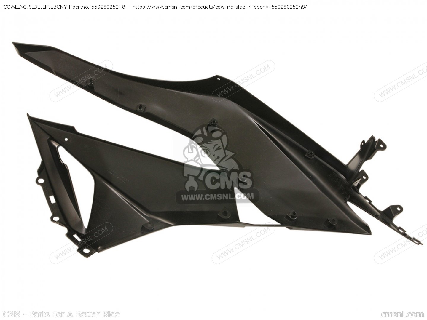 550280252H8: COWLING,SIDE,LH,EBONY Kawasaki - buy the 55028