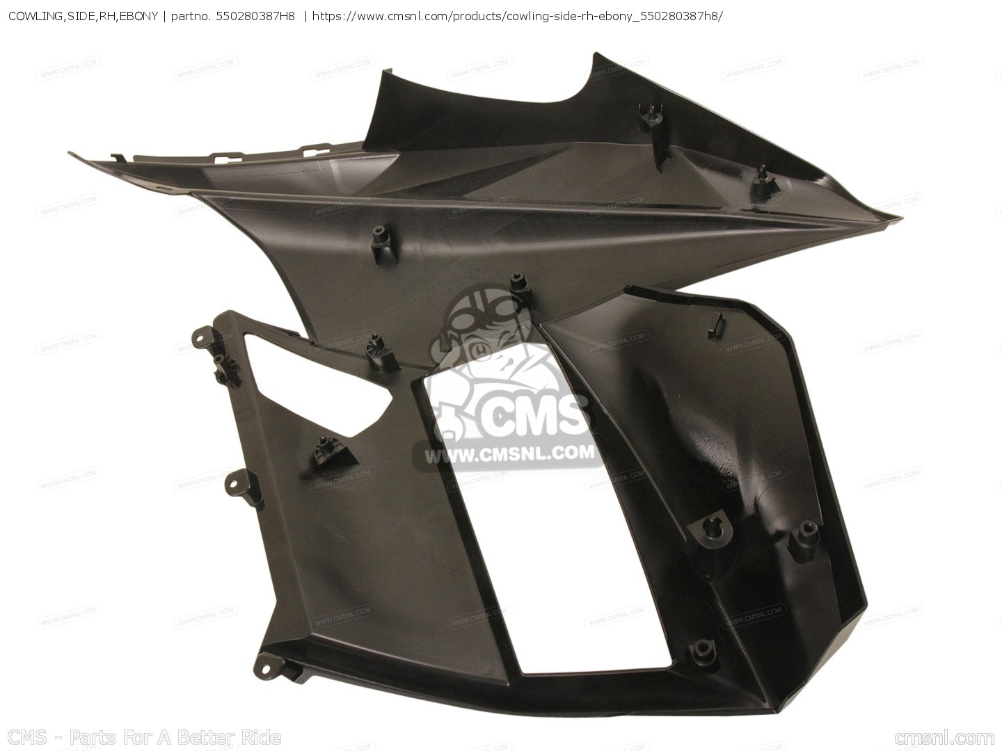 550280387H8: COWLING,SIDE,RH,EBONY Kawasaki - buy the 55028