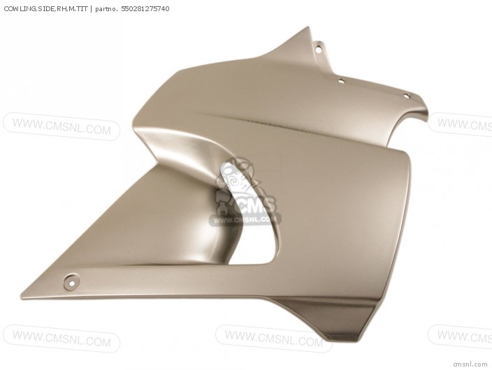 550281275740: Cowling,side,rh,m.tit Kawasaki - buy the 55028-1275-740 ...