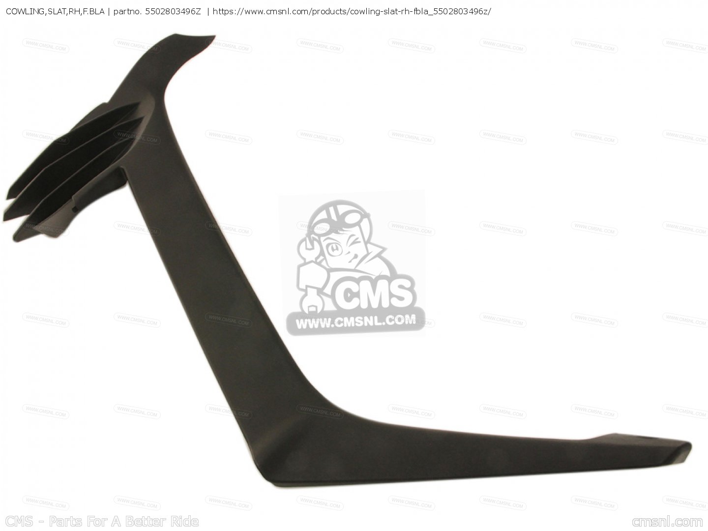 COWLING,SLAT,RH,F.BLA for Kawasaki - order at CMSNL