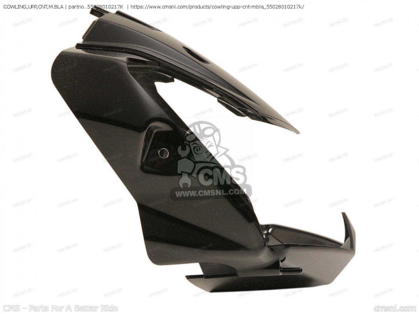 0102kt 专用 COWLING,UPP,CNT,M.BLA for Kawasaki - order at CMSNL