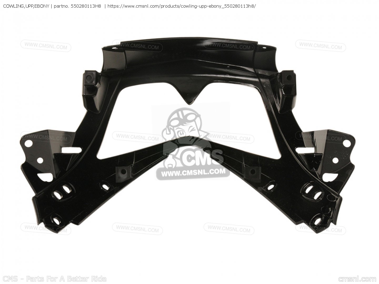 550280113H8: COWLING,UPP,EBONY Kawasaki - buy the 55028-0113