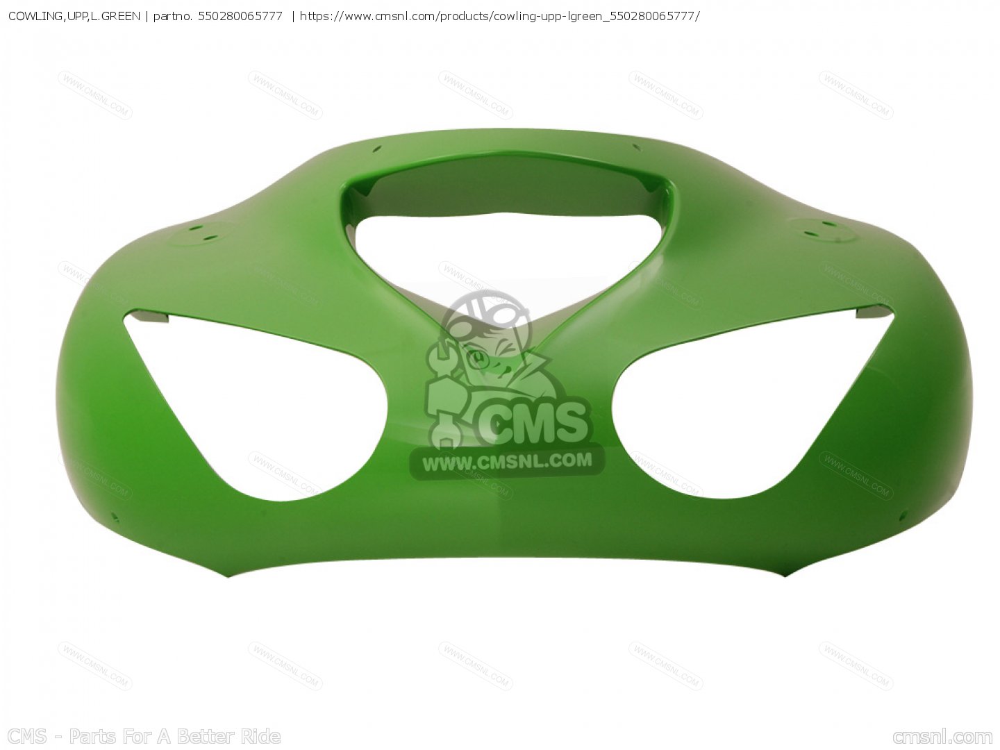 COWLING,UPP,L.GREEN for Kawasaki - order at CMSNL
