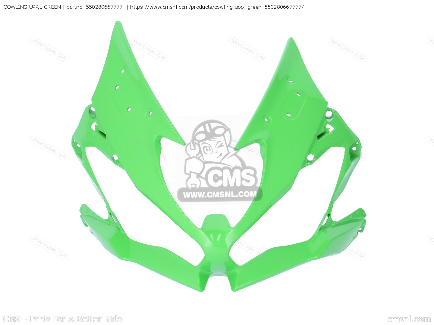 COWLING,UPP,L.GREEN for Kawasaki - order at CMSNL