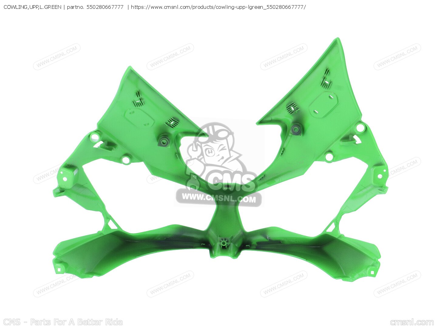 COWLING,UPP,L.GREEN for Kawasaki - order at CMSNL