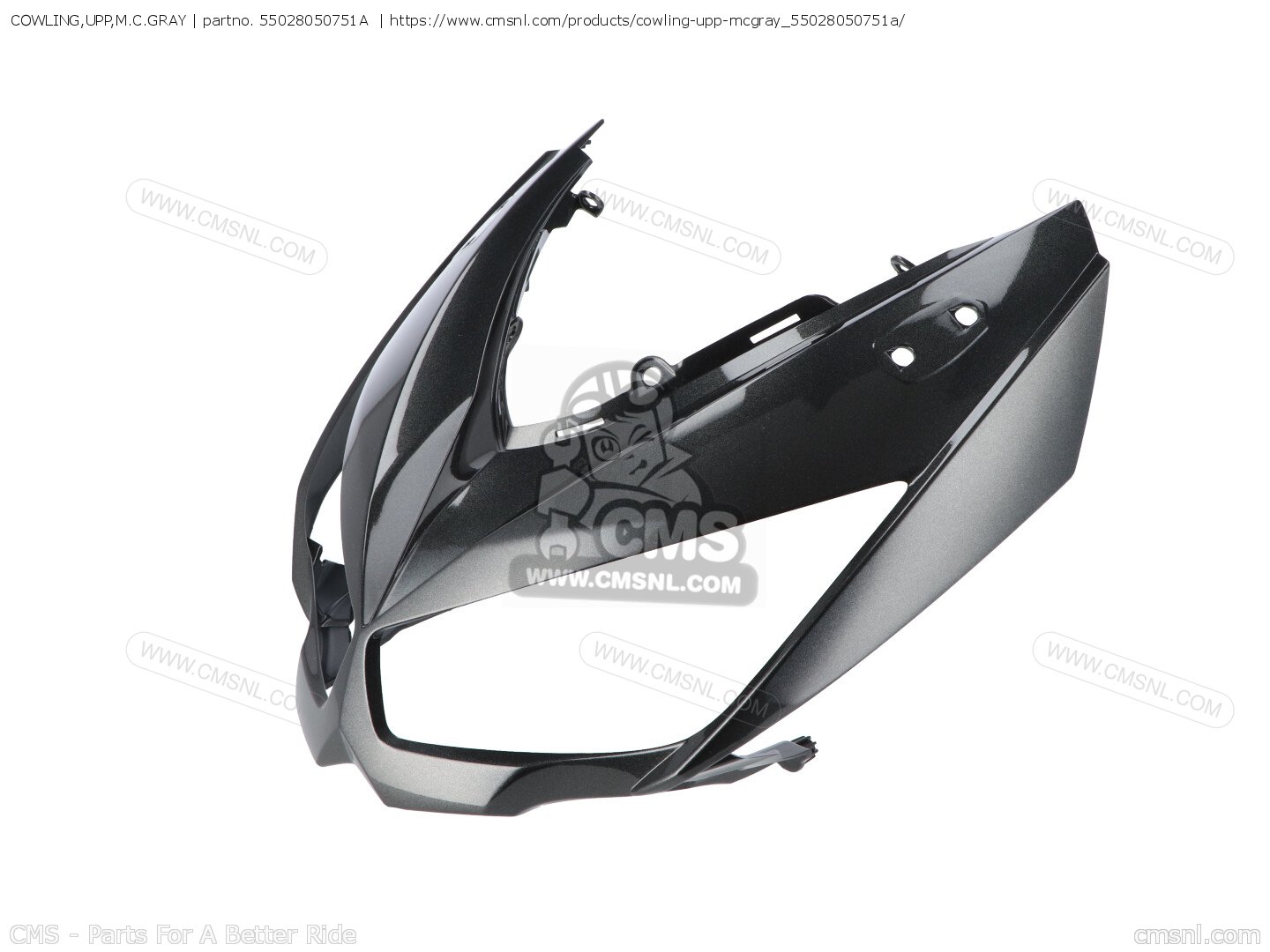 55028050751A: COWLING,UPP,M.C.GRAY Kawasaki - buy the 55028-0507